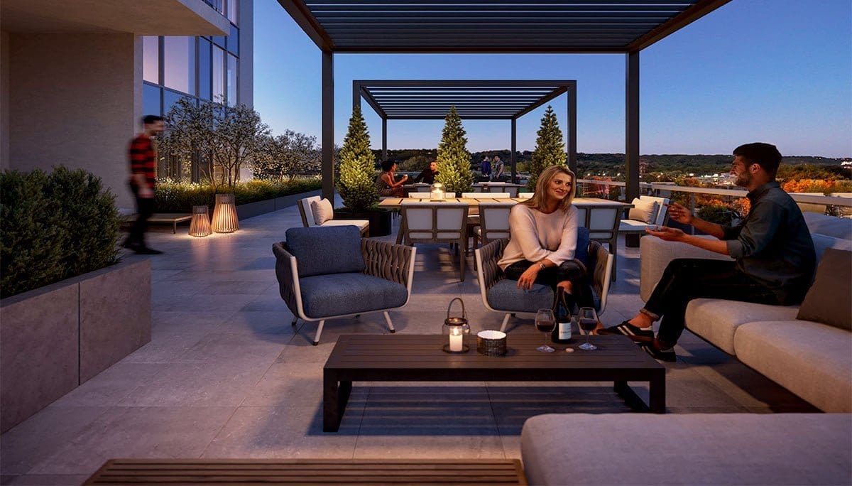 An artist’s rendering of a rooftop patio in new homes and new condos in Gta. An artist's rendering of a rooftop patio in new homes and new condos in Gta.