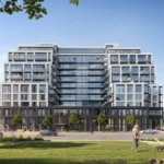 An artist's rendering of new homes in Toronto.