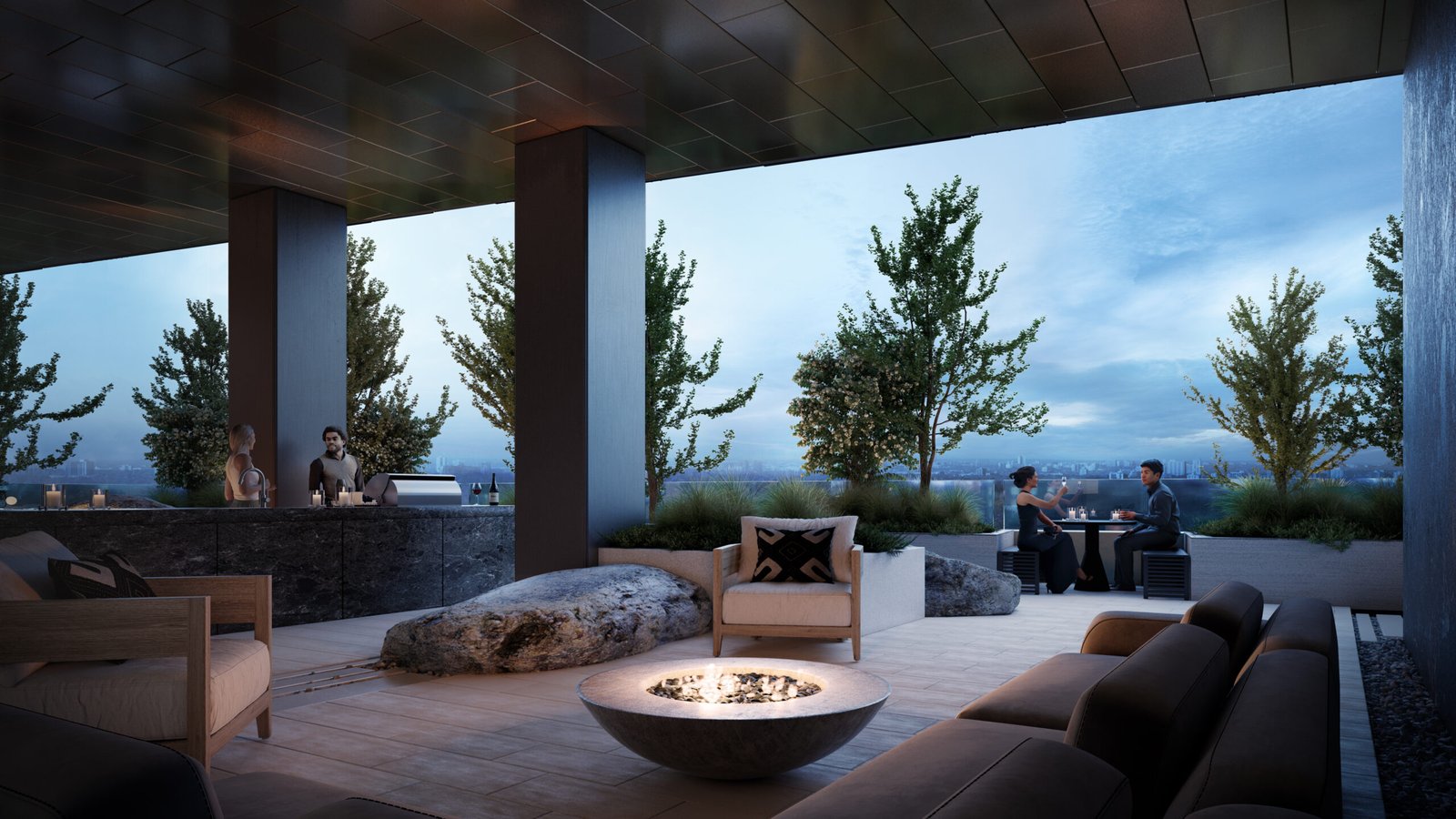 Kipling Station Condos by CentreCourt – Outdoor Amenity (5th Floor) St. Catharines New Condos