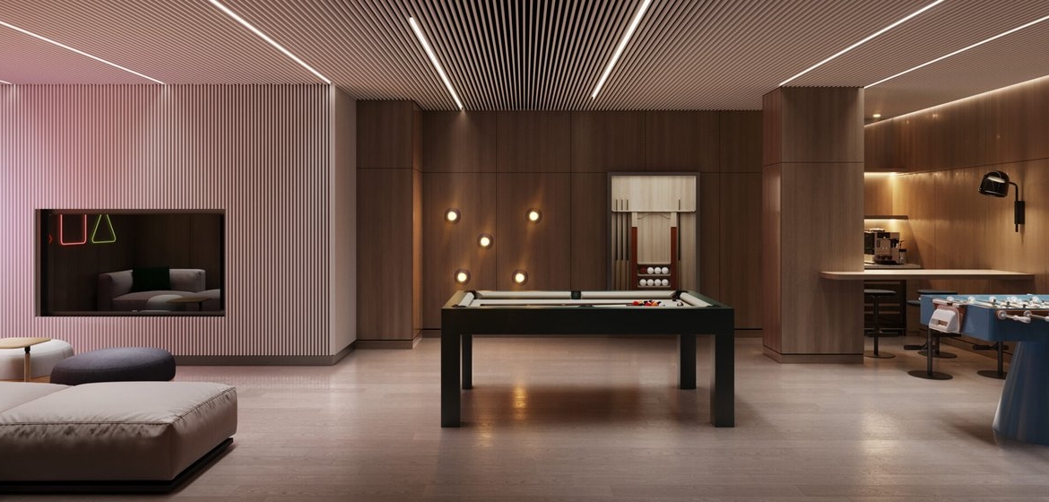 A living room with couches perfect for entertaining in new homes.