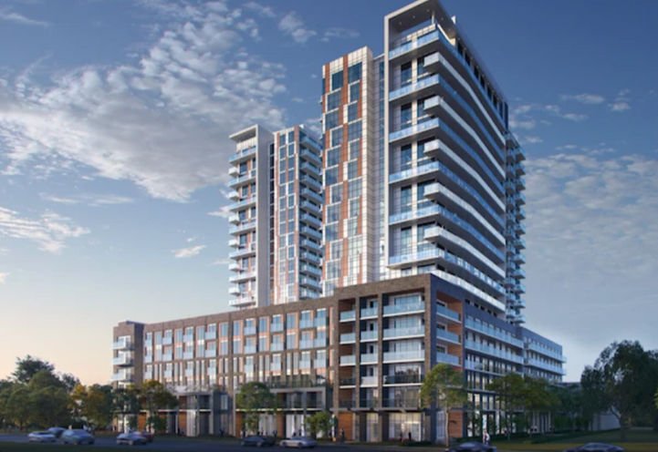 An artist's rendering of new condos in the Gta.