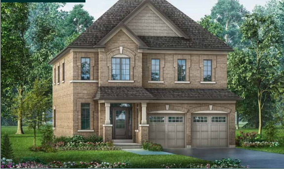 Discover this stunning two-story brick house with a double garage, encircled by lush green trees and an impeccably landscaped garden. The front porch is elegantly supported by two columns, with symmetrically placed windows gracing the facade. Ideal for those seeking new homes in Brampton.