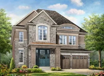 A rendering of the Ivy Rouge two-story home.