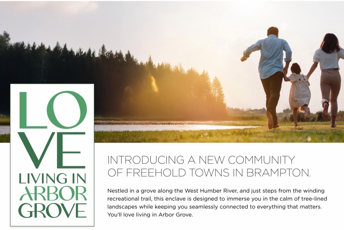Arbor Grove Towns Brampton by Royal Pine Homes 1