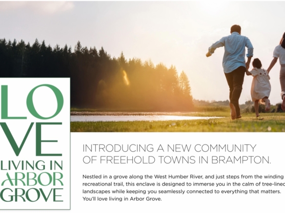 Arbor Grove Towns Brampton by Royal Pine Homes 1