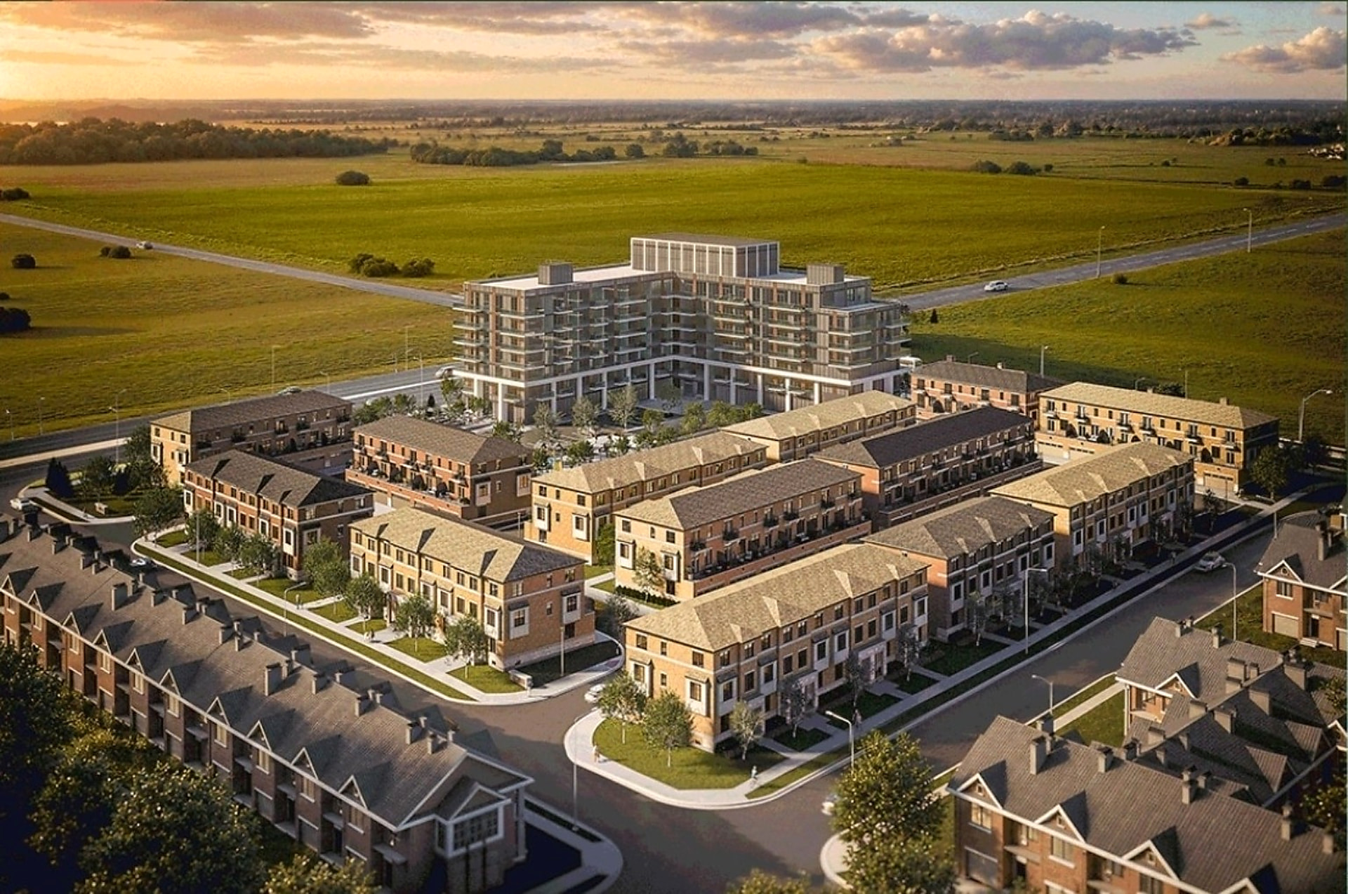 Comprehensive masterplan layout of Elements Milton community