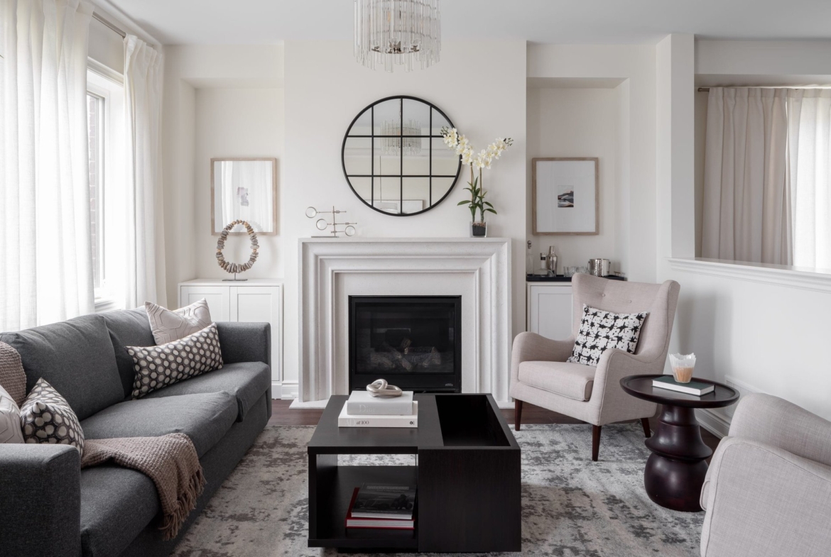 Expansive living room ideal for entertaining and family relaxation at Empire Calderwood
