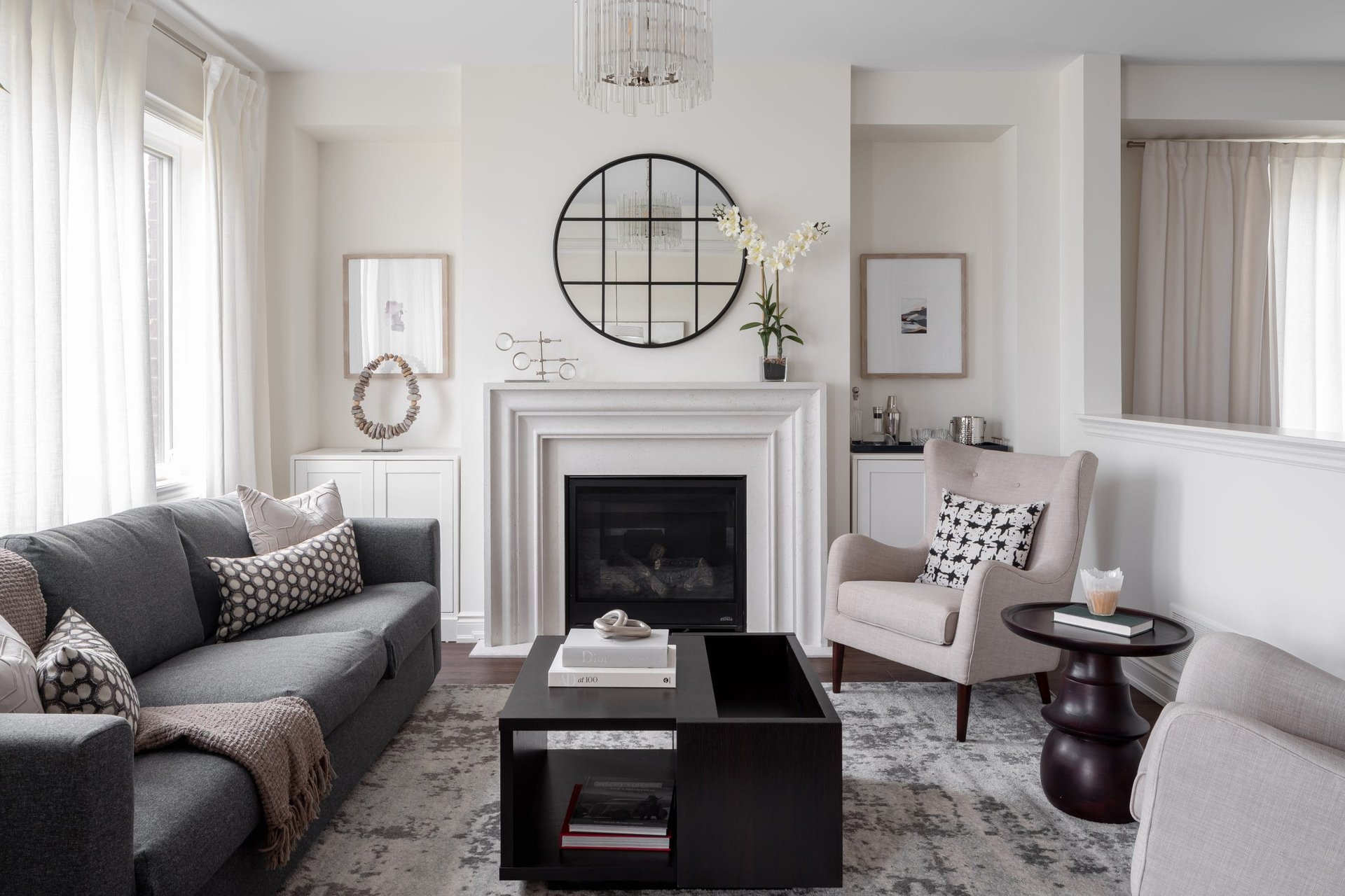 Expansive living room ideal for entertaining and family relaxation at Empire Calderwood