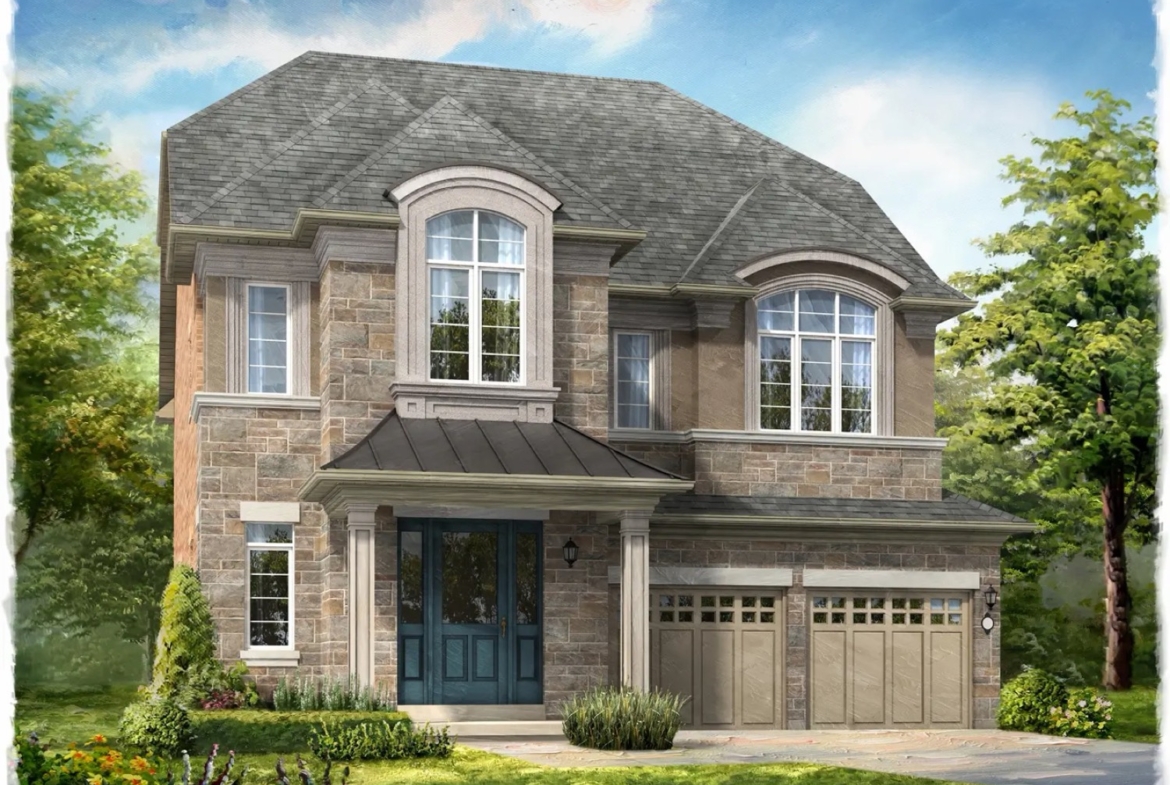 Ivy Rouge Oakville by Rosehaven Homes - 41ft Westbourne Single Detached Home Rendering