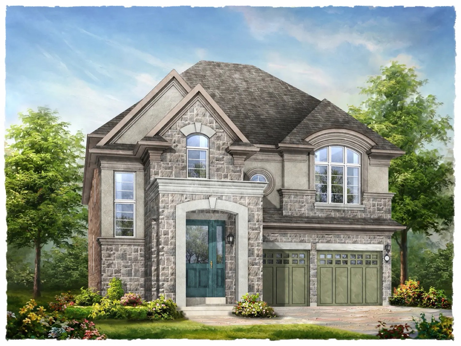 Ivy Rouge Oakville by Rosehaven Homes - 41ft Raymar Single Detached Home Rendering