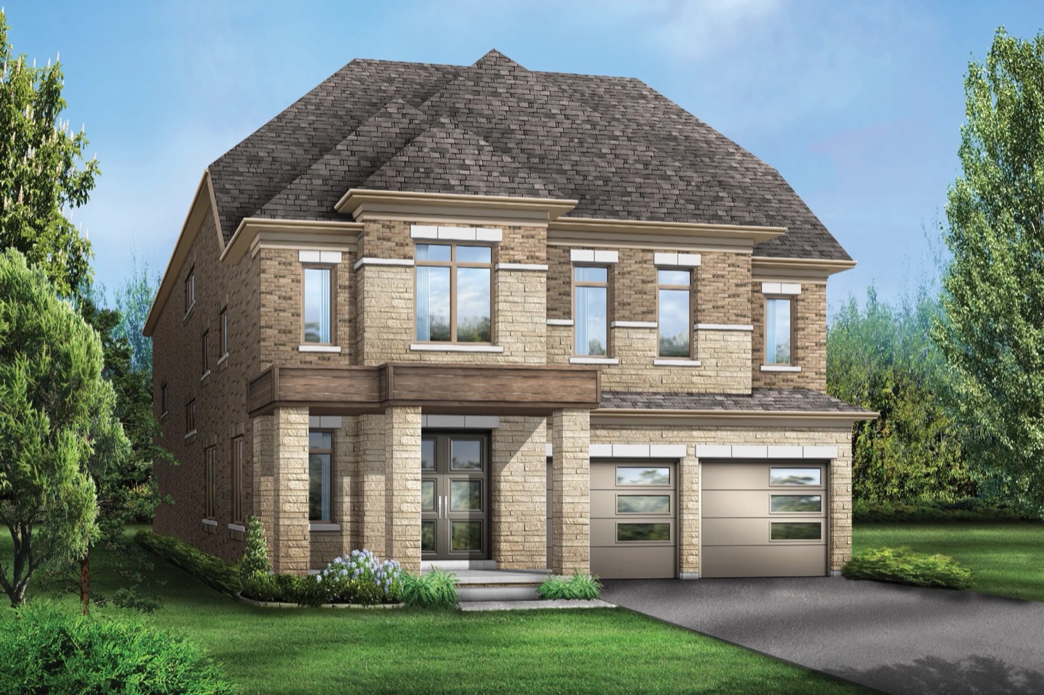 Ivy Rouge Oakville by Starlane Homes – 41ft Marquis 7 Single Detached Home Rendering Ivy Rouge Oakville by Starlane Homes - 41ft Marquis 7 Single Detached Home Rendering